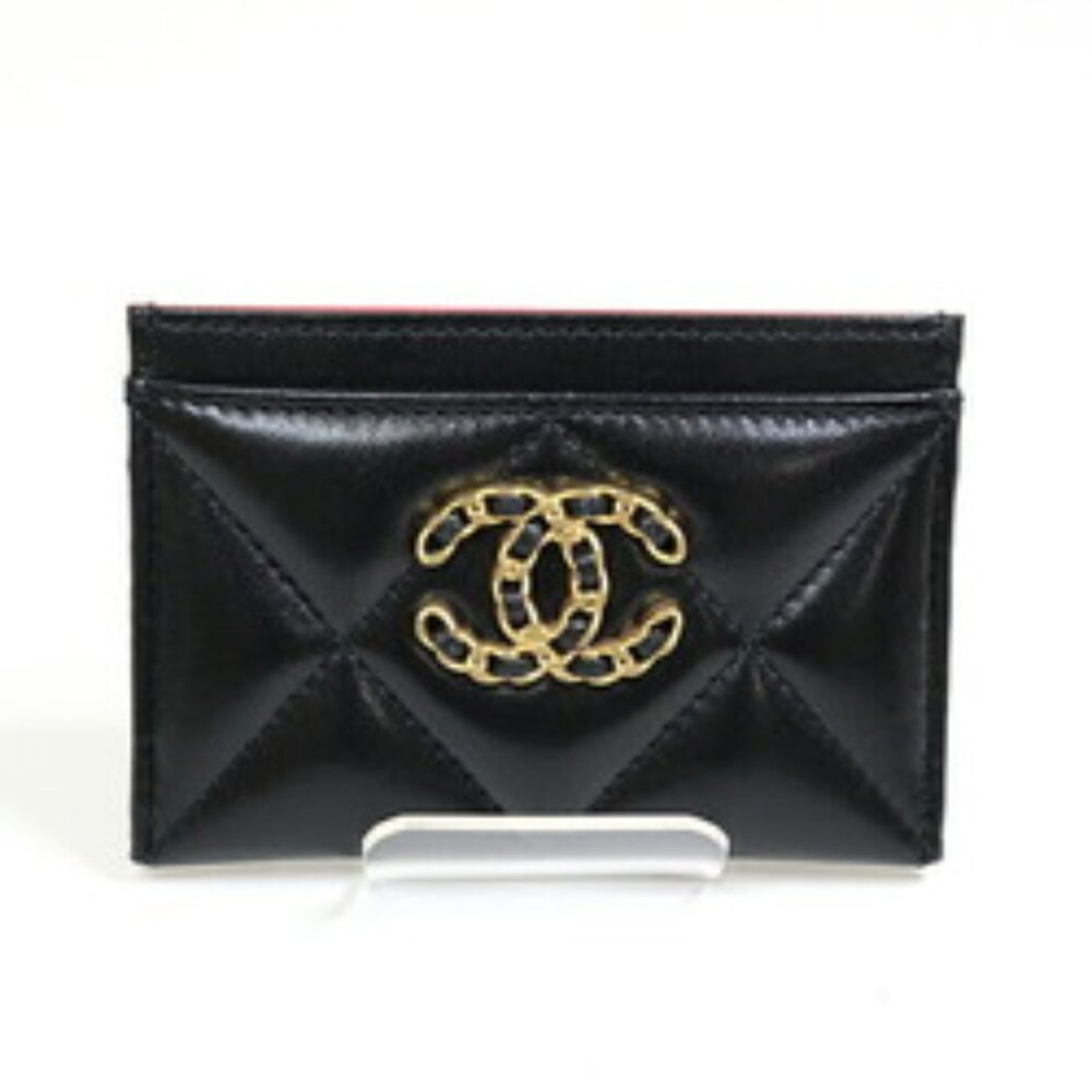 CHANEL Chanel 19 Card Case Lambskin Black AP1167 - Picture 5 of 10